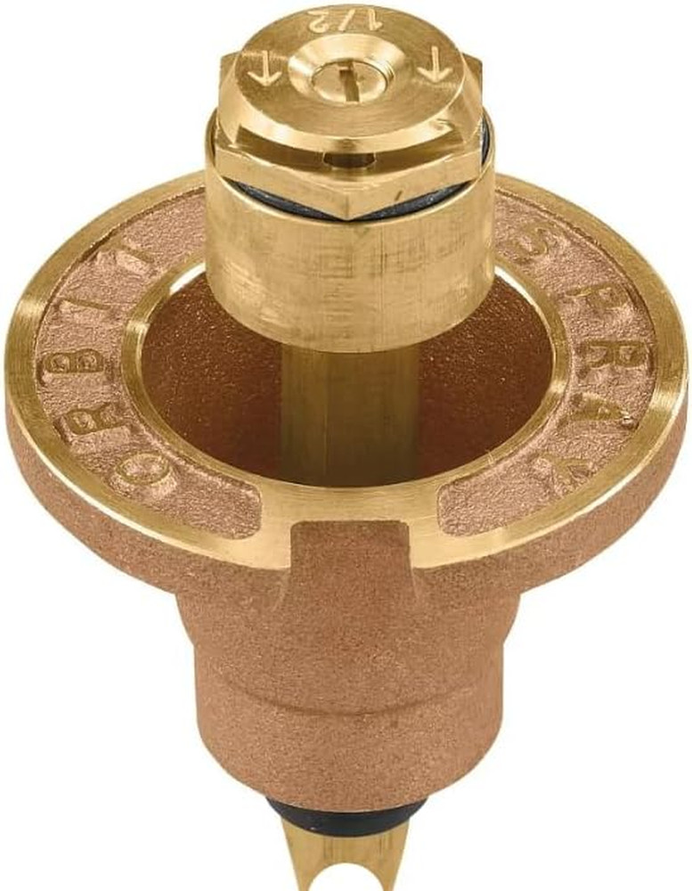 5-Pack 54071 Brass Pop-Up Flush Head Sprinkler with Half Pattern Spray Nozzle -