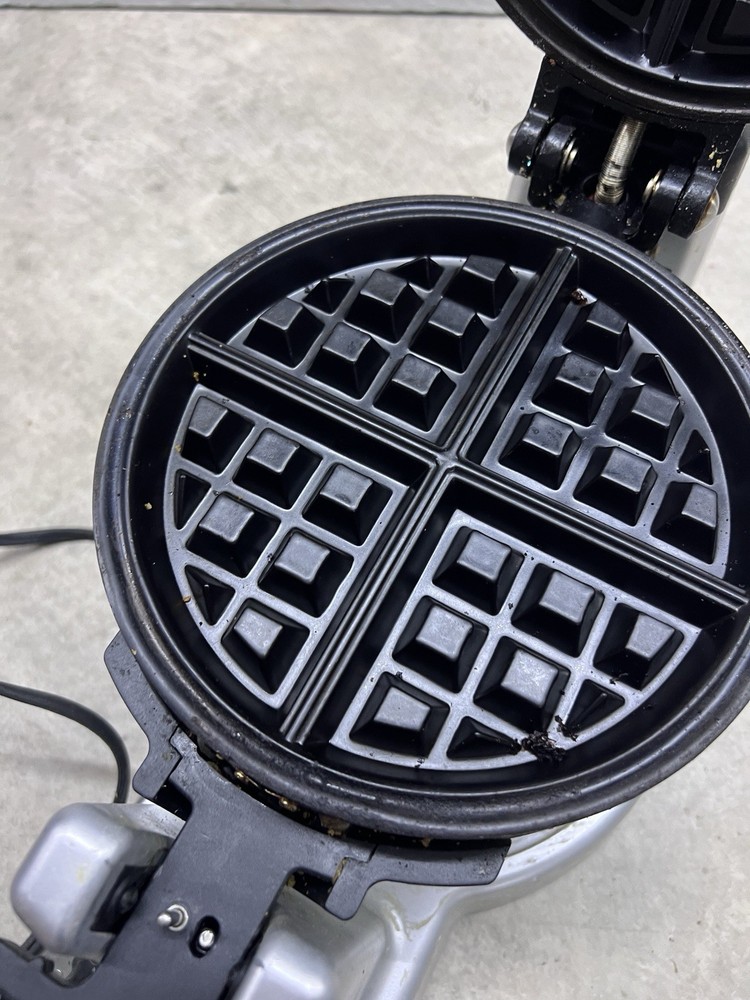 WARING PRO Professional Double Belgian Waffle Maker | WMK600 | Grey | TESTED
