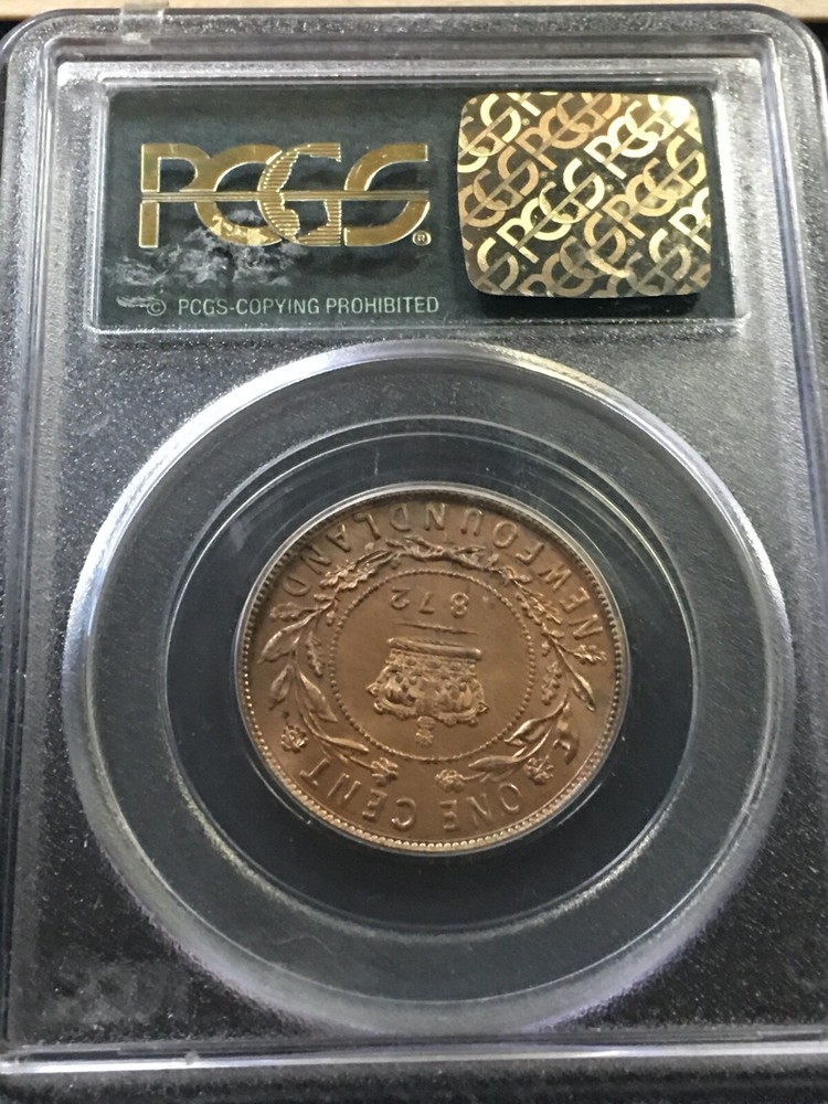1872H PCGS Graded , Large ¢1 Cent, **MS-64** #5021