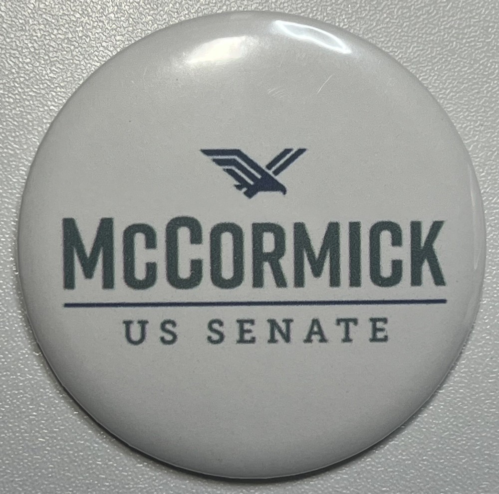 Dave McCormick For Senate Button. 2.25in