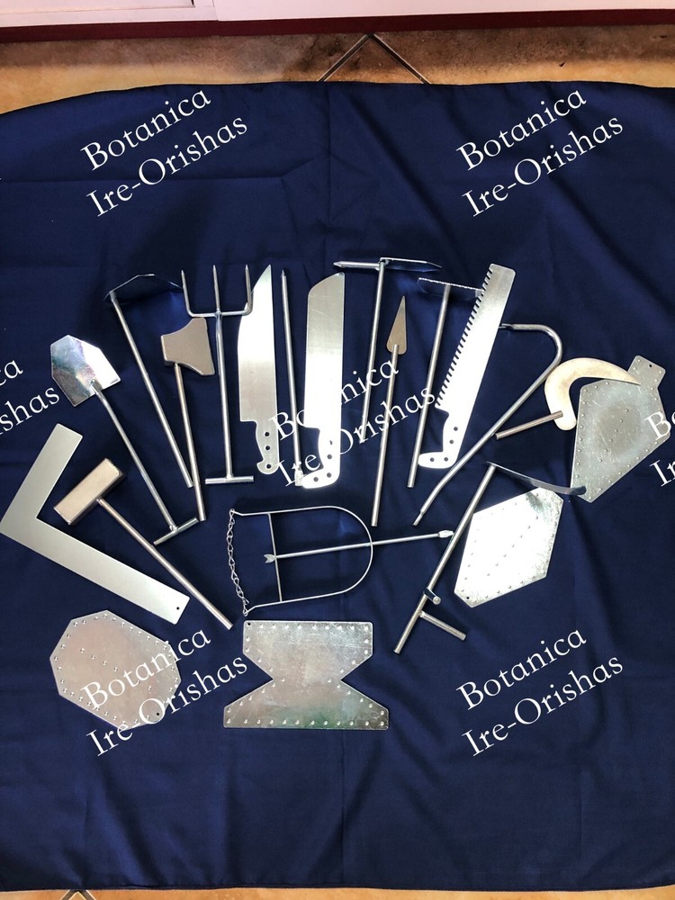 HERRAMIENTAS TOOLS DE OGGUN OGUN CABEZERA RELIGION YORUBA IFA SANTERIA
