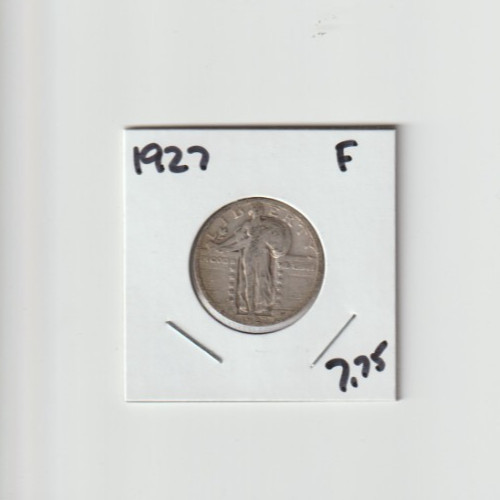 1927 Standing Liberty Silver Quarter - FINE