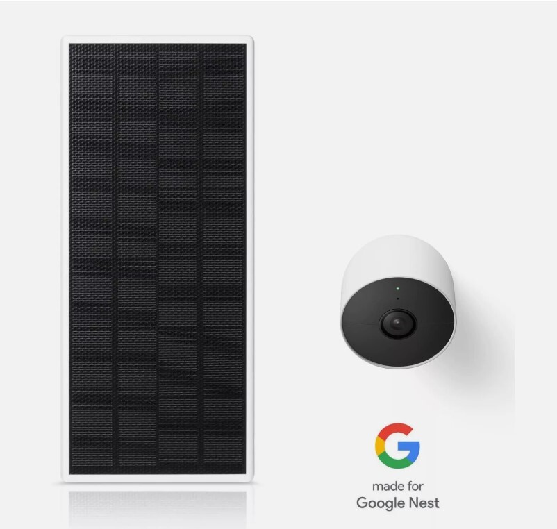 Wasserstein Solar Panel for Google Nest Cam