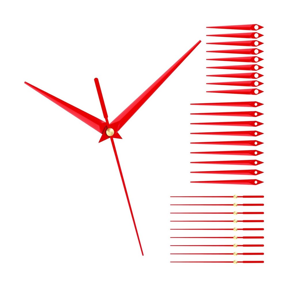 Hemobllo 10 Sets Clock Hands - DIY Wall Clock Hands Pointers s Replacement Pa...
