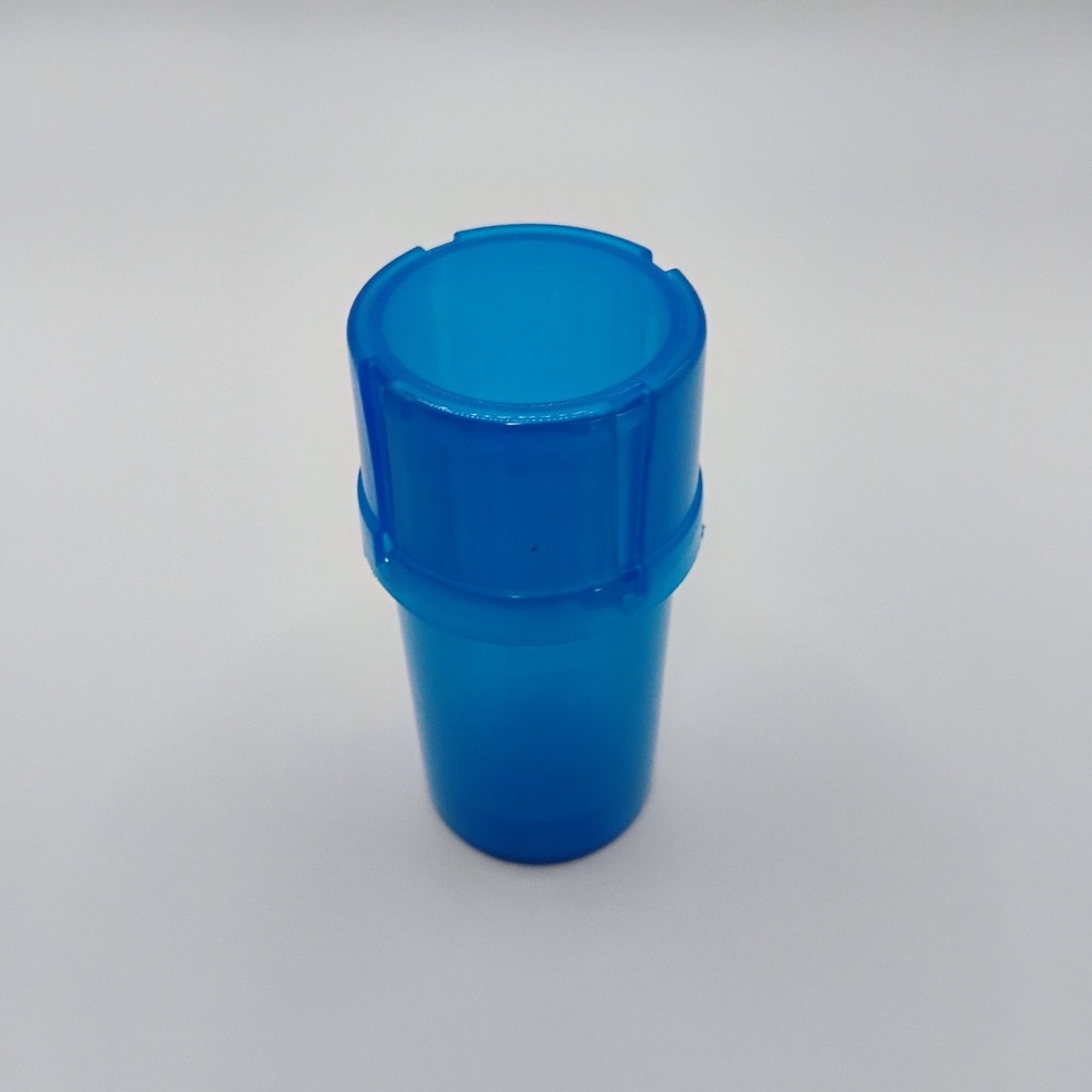 Tobacco container, grinder accessories (3 pc set) - BLUE