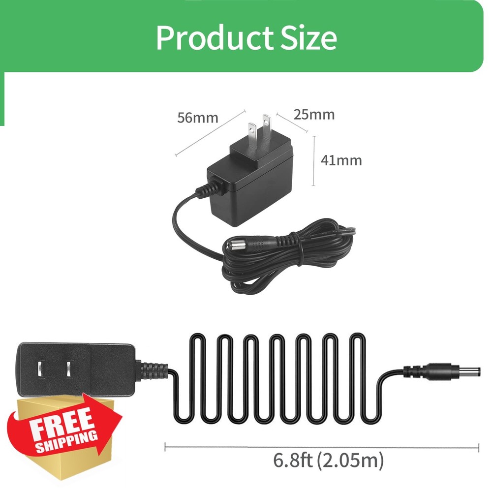 9V 500mA Guitar Pedal Power Supply Adapter