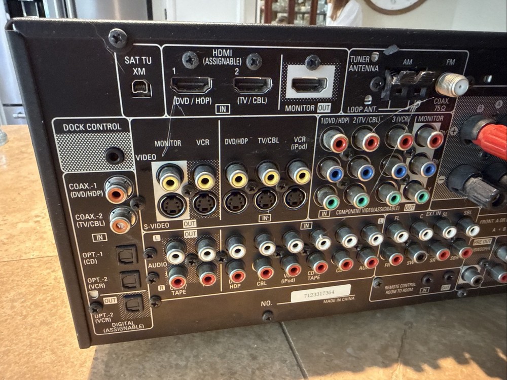 Denon AVR-1908 7.1-Channel A/V Surround Multi Zone Receiver