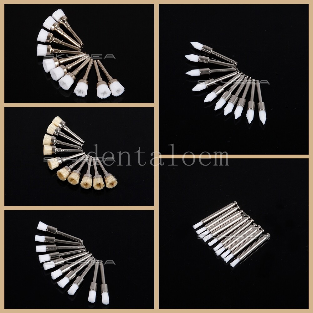 nylon Flat Latch Prophy Brush Disposable Brushes For Contra Angle 5 type