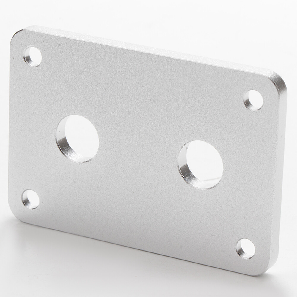 1PC Aluminum Banana Jack Socket Plate Binding Post & Speaker Panel Terminal Box