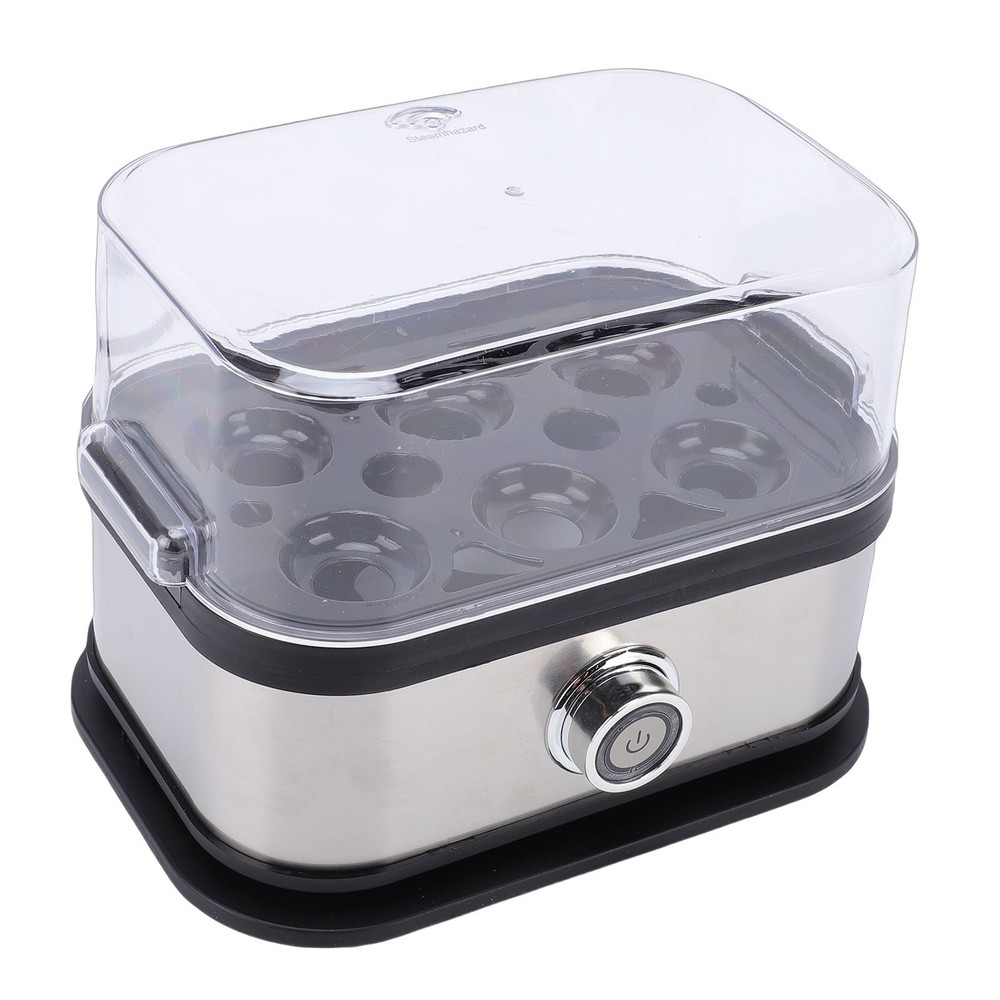 3-Egg Cooker Electric 6 Eggs Soft Medium Hard Boiled Poached Egg Maker