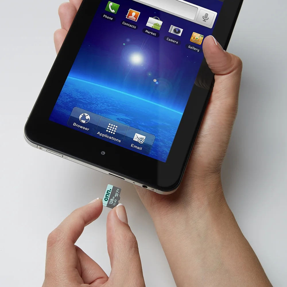 onn 128GB MicroSD Card with USB Reader