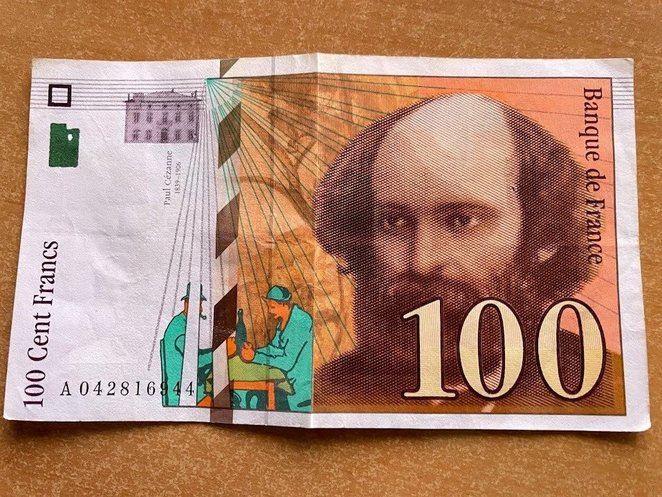 1998 100 French francs circulated.