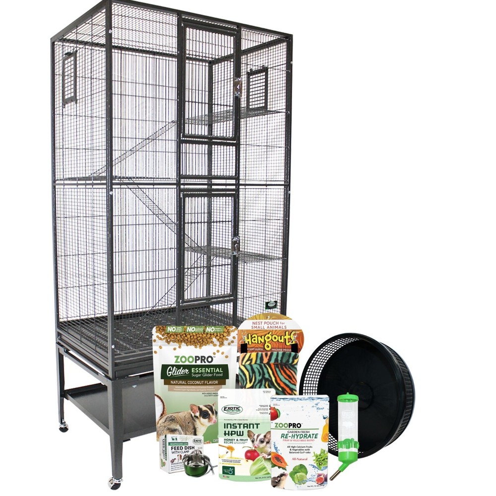 Congo Cage & Starter Package for Sugar Gliders