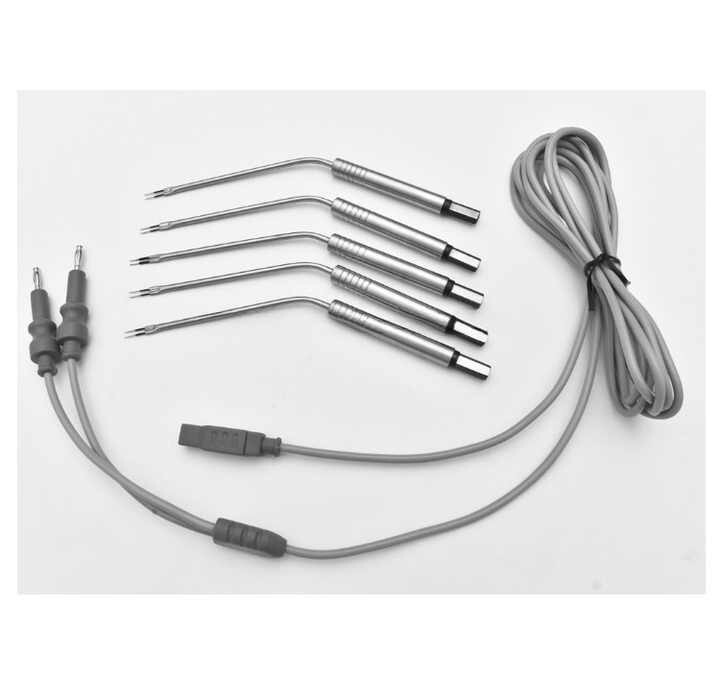 ENT Bipolar Electrode With Cable Reusable Electrosurgical Instruments CE
