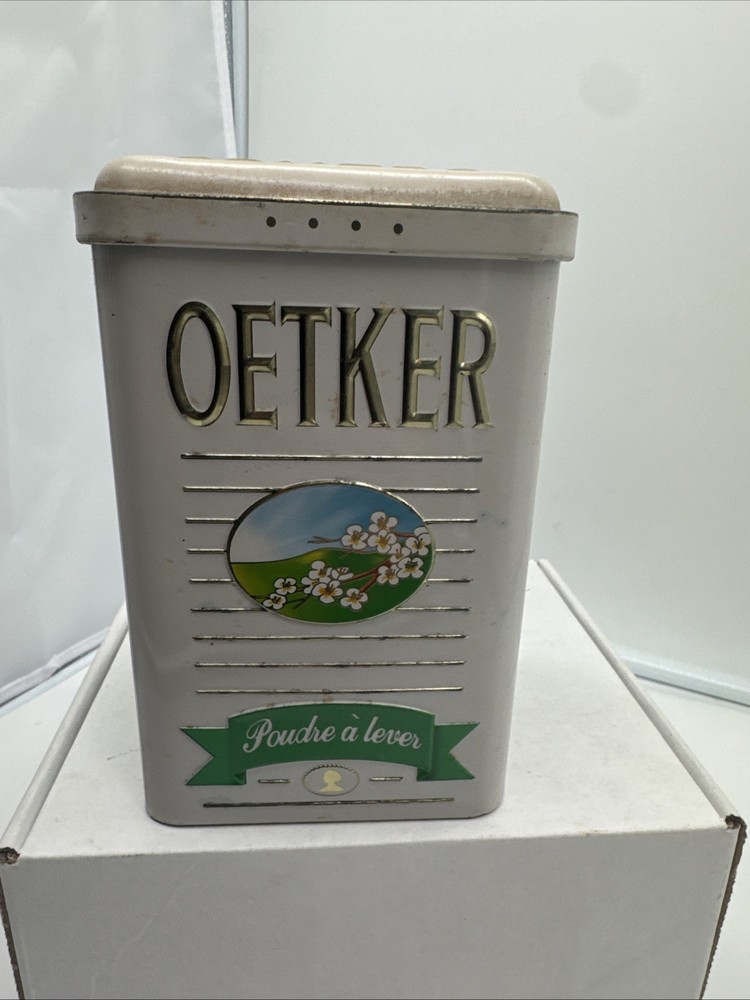 Oetker Backpulver Backing Powder Tin Empty