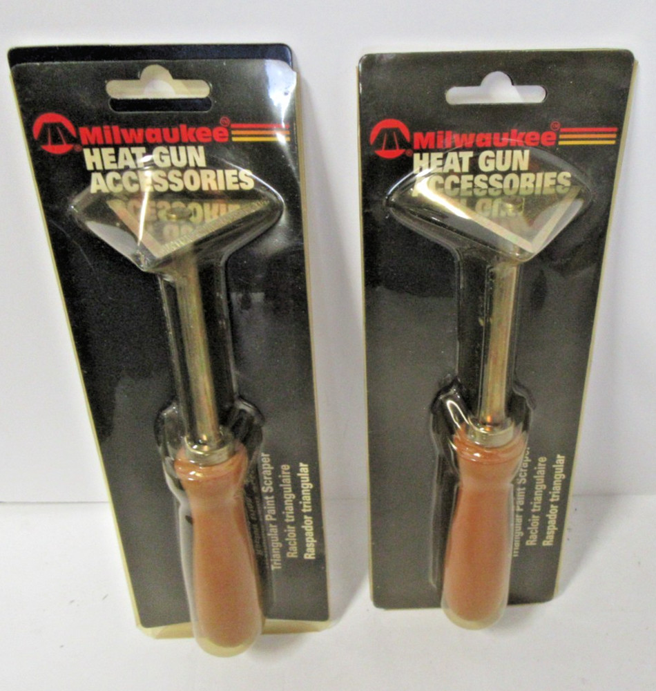 (2 Pack) New Milwaukee Triangle Multi-Purpose 2" Paint Scraper Works on Windows