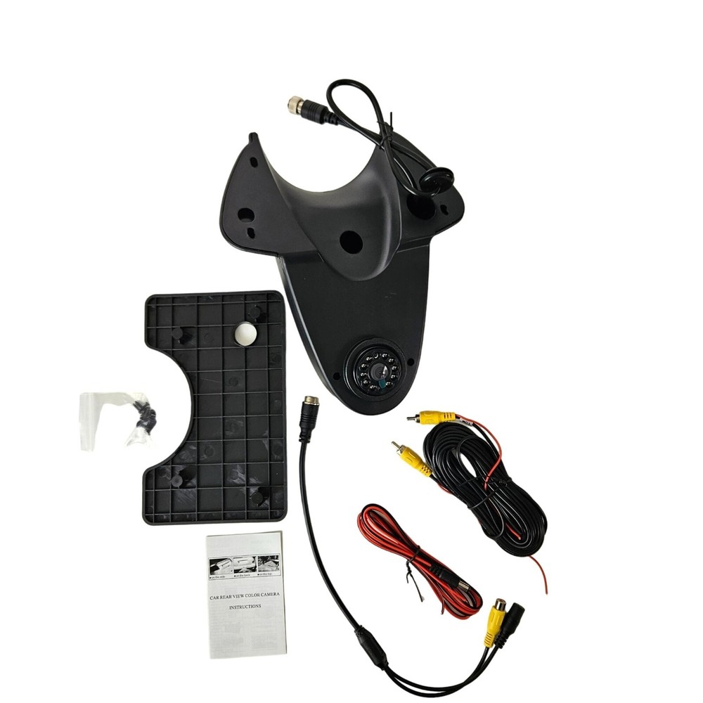 Car Rear View Color Camera Kit With Wiring & Mounting Accessories