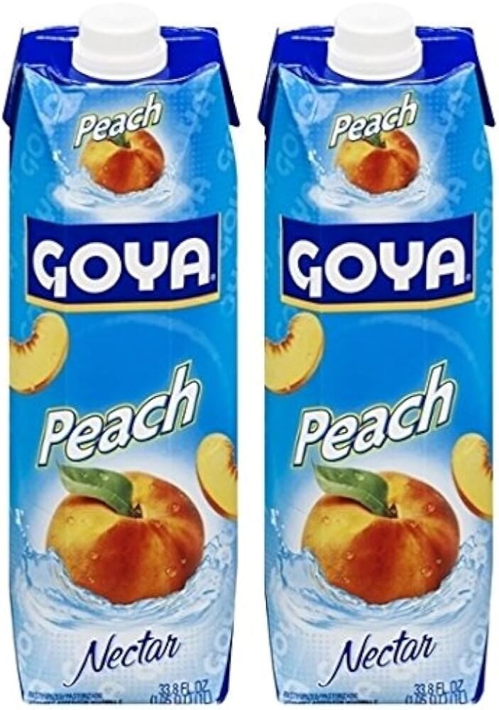PACK OF 2 GOYA Peach Nectar *33 OZ* | Nectar de Mangó (Mango) 2 PACK