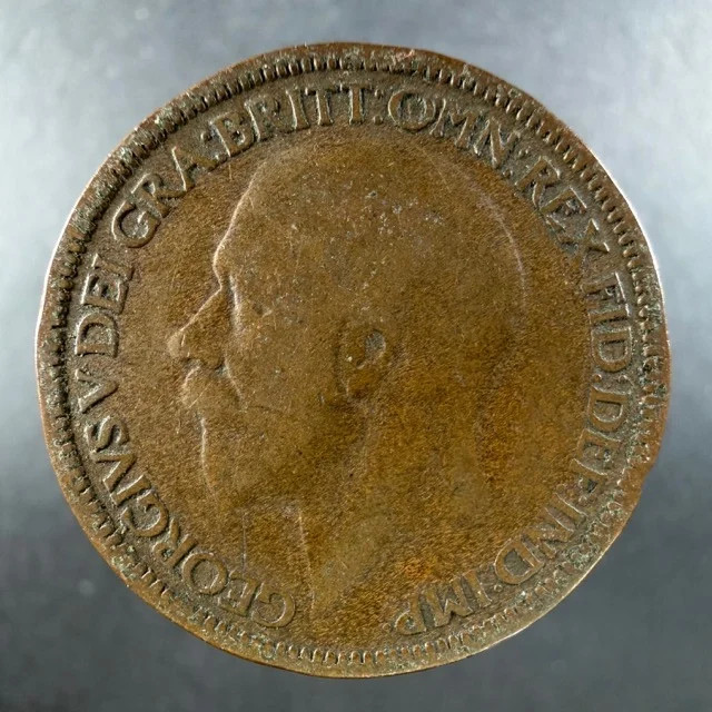 1926 Great Britain Half Penny Lightly Circulated