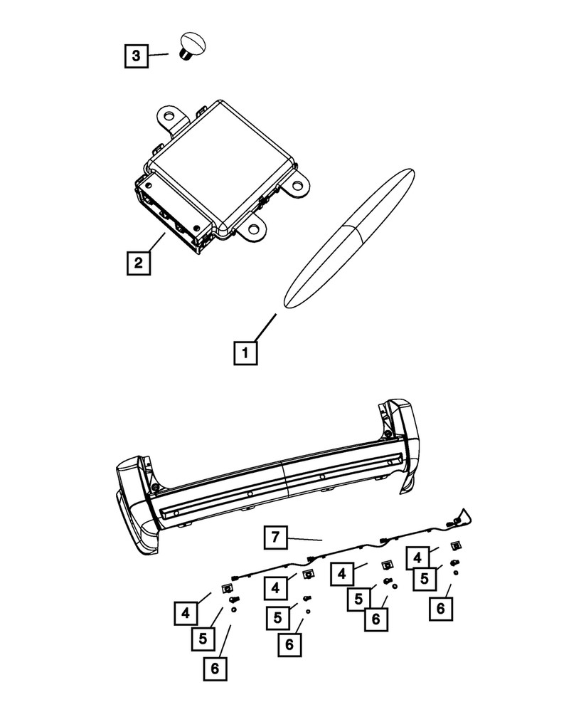 Genuine Mopar Park Assist Sensor 1AF63TZZAA