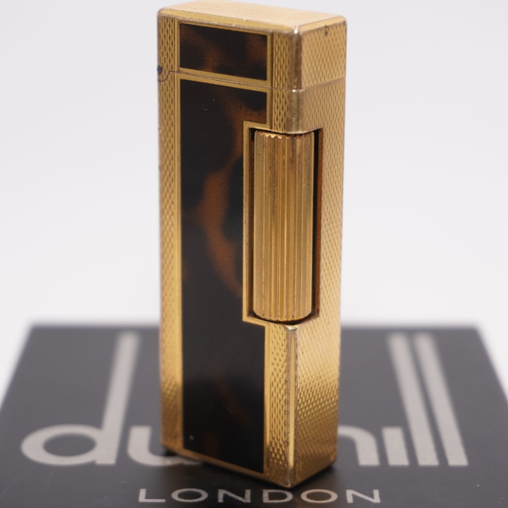 Dunhill Lighter Brown Shell-Ultrasonically cleaned_Working