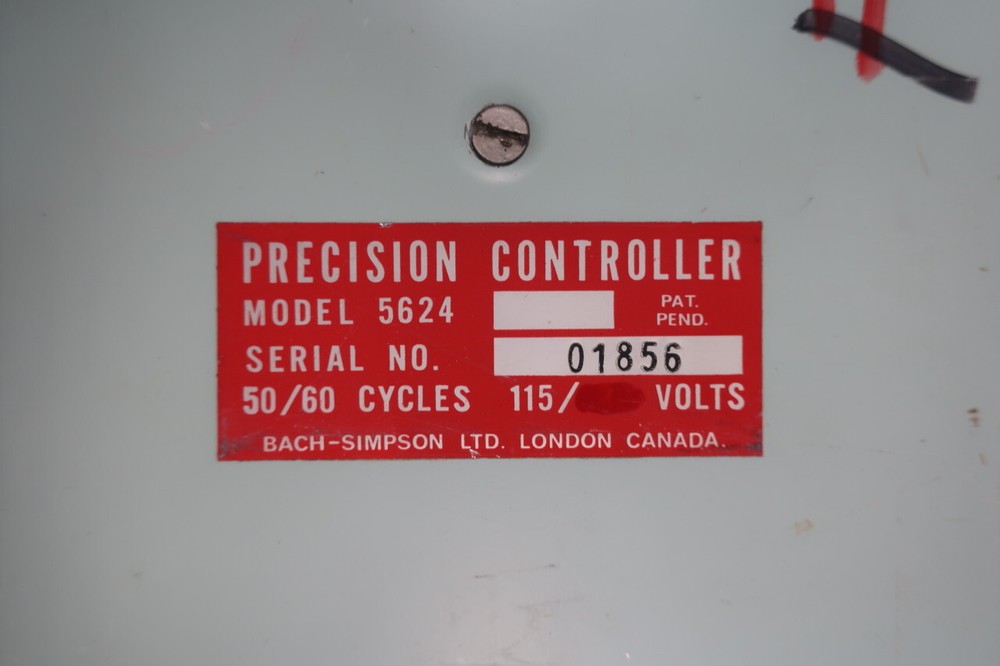 Bach Simpson 5624 Precision Controller Meter 0-100
