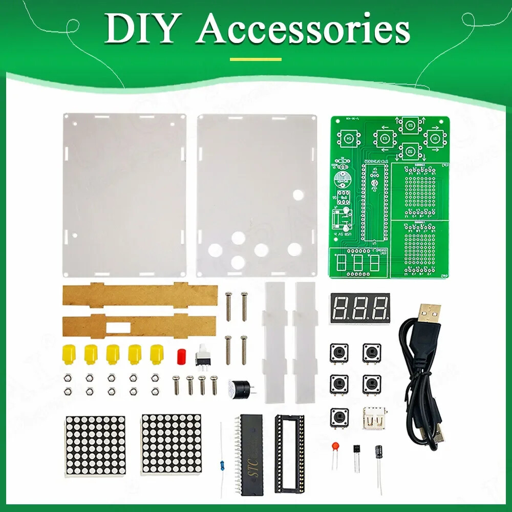 DIY Pixel Game Maker Electronics DIY Kit Soldering Project Learning Assembly