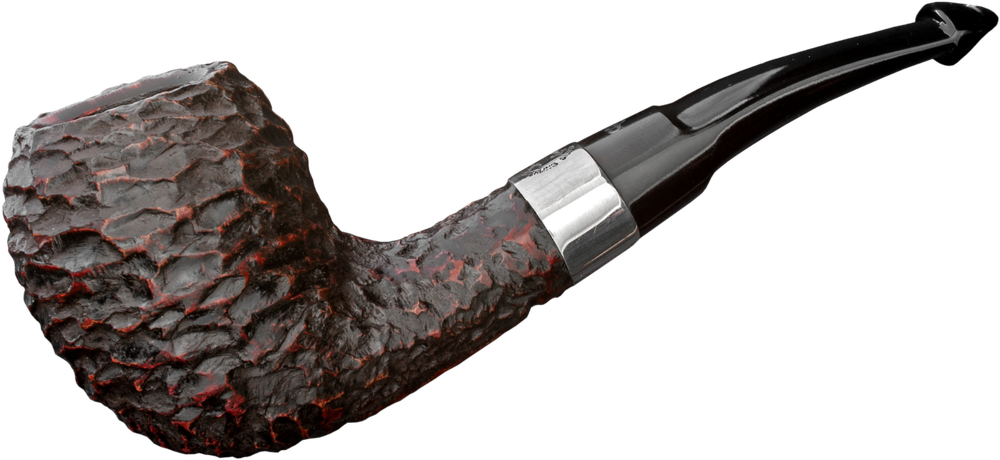 PETERSON "SHERLOCK HOLMES STRAND" 9MM BRIAR PIPE RUSTIC EGG HALFBENT