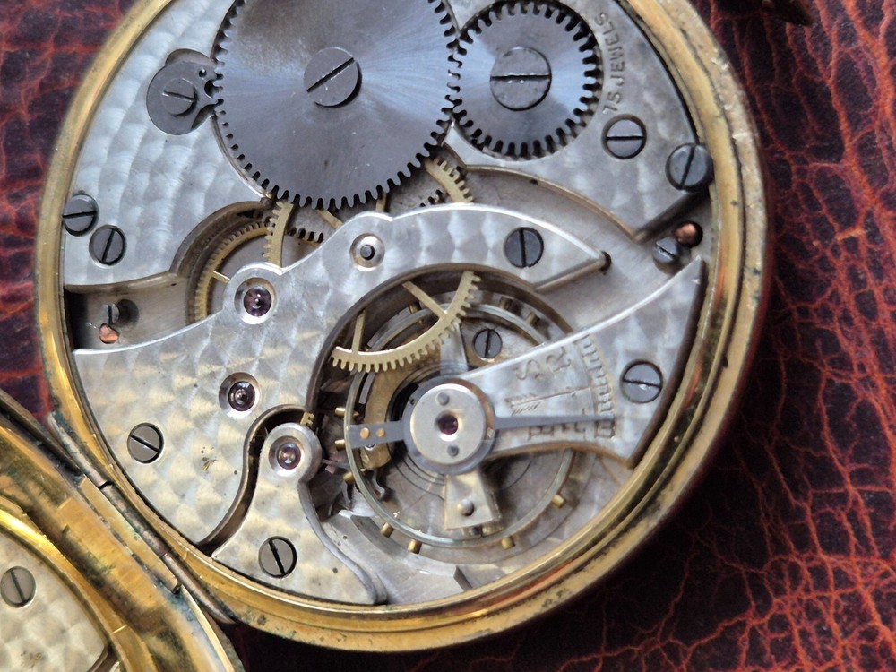 Old Pocket Watch Swiss Made Rolled Gold PB