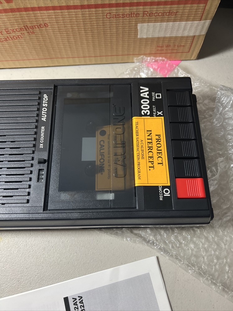 Califone Model 1300 AV Cassette Recorder