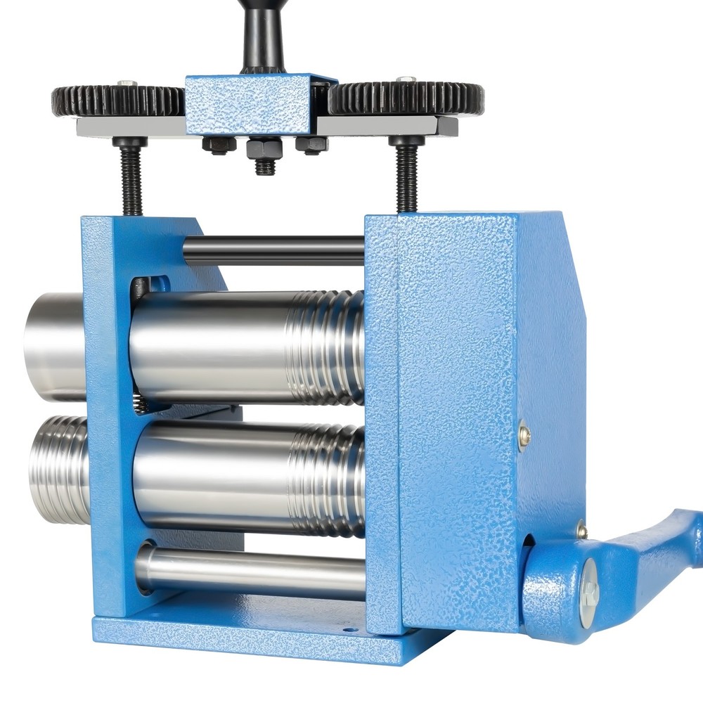 Jewelry Rolling Machine Manual Roller Combination Metal Tools Rolling Mill 6.5mm