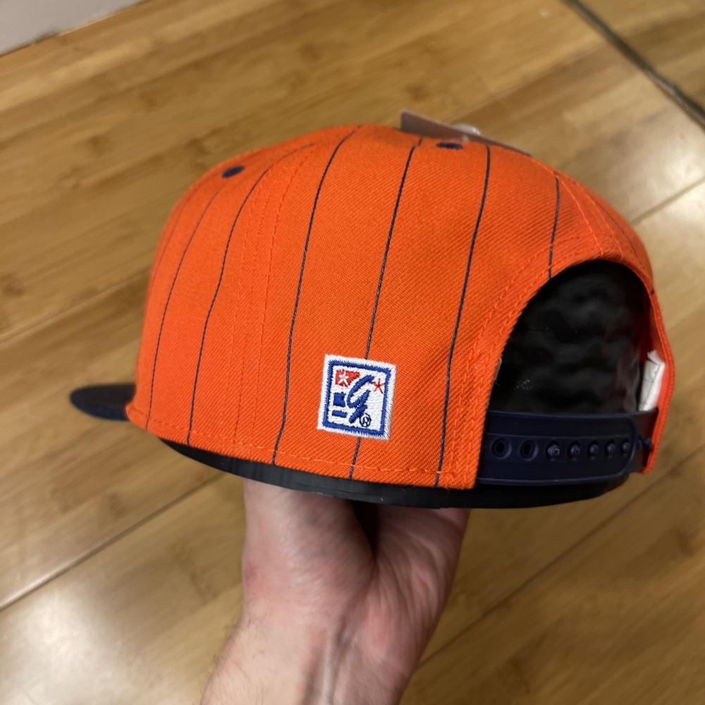 The Game Auburn Tigers Circle Logo Pinstripe Retro Script Snapback Hat War Eagle