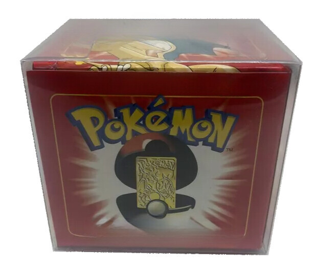 10PC Display Protector Box for Pokemon Burger King collection Protecting Case
