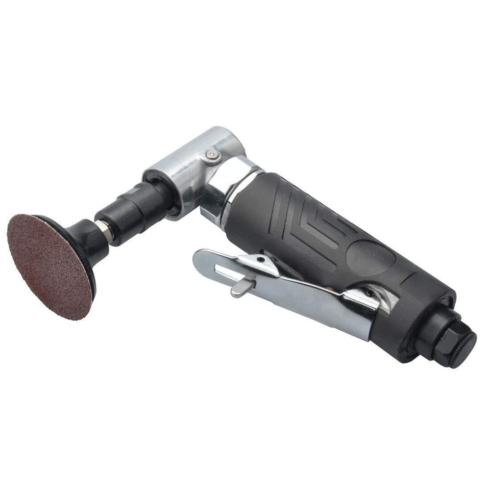 1/4 inch angle air die grinder with 4 pcs 2 roll lock sanding discs