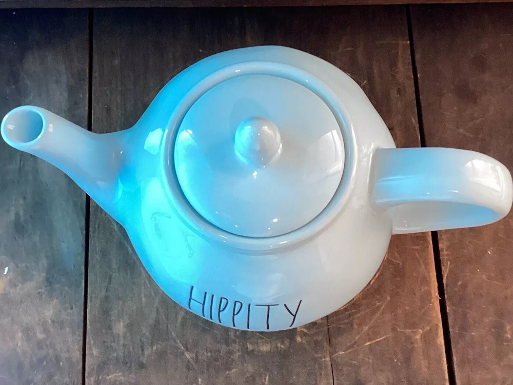 Rae Dunn Ceramic Hippity Hoppity Tea Pot