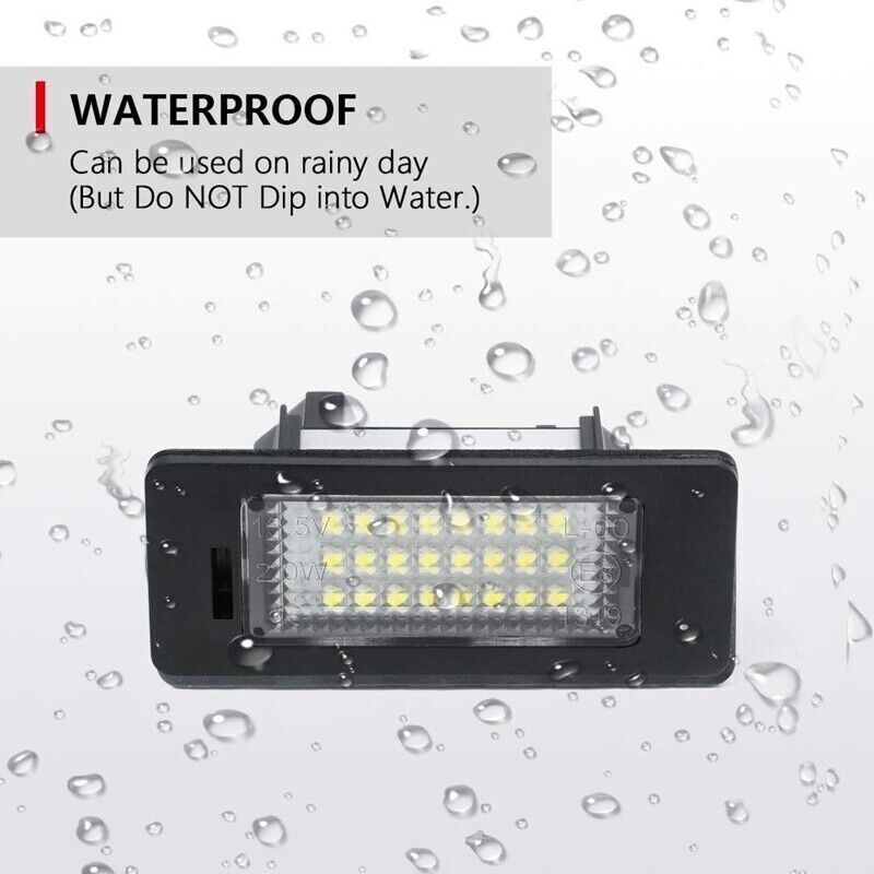 2 PCS License Number Plate Light For BMW E39 E60 E61 E90 E91 E92 E93 E82 E88 E70