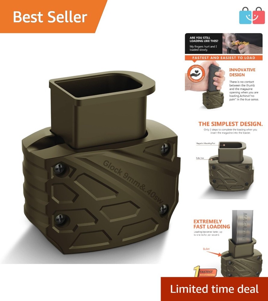 Pain-Free Magazine Loader for Glock Models 9mm/.40 - Quick Loading Solution