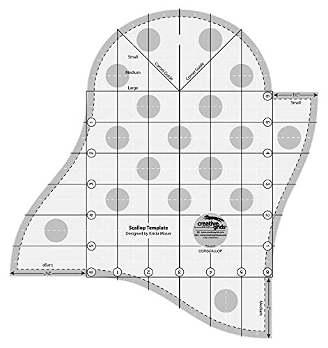 Scallop Quilting Template - CGRSCALLOP
