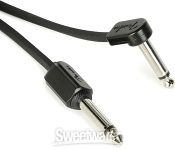 Fender Blockchain 16-inch Patch Cable Straight to Right Angle (3-pack)