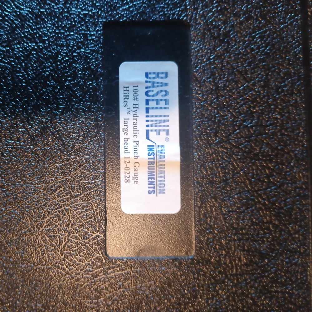 Baseline Evaluation Instruments Pinch Gauge, Hydraulic, 50 lb Capacity