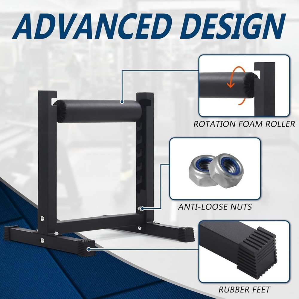 Bulgarian Split Squat Stand Single Leg Squat Roller Split Adjustable Heigh Train