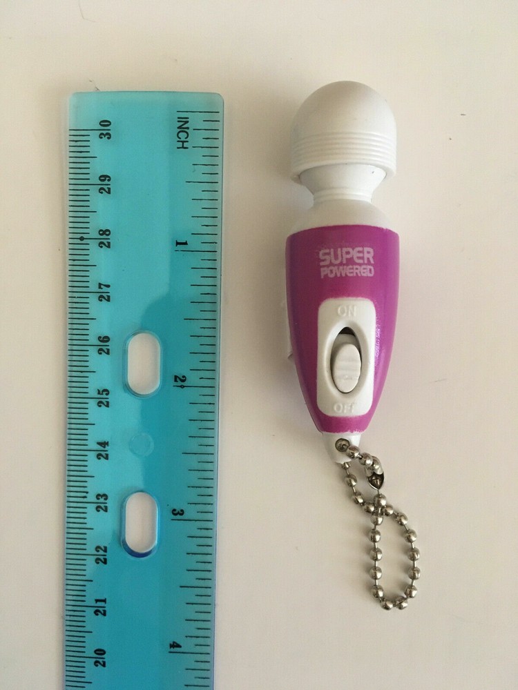 Wand Massager Mini Vibrating Massage Keychain - 3 Pack