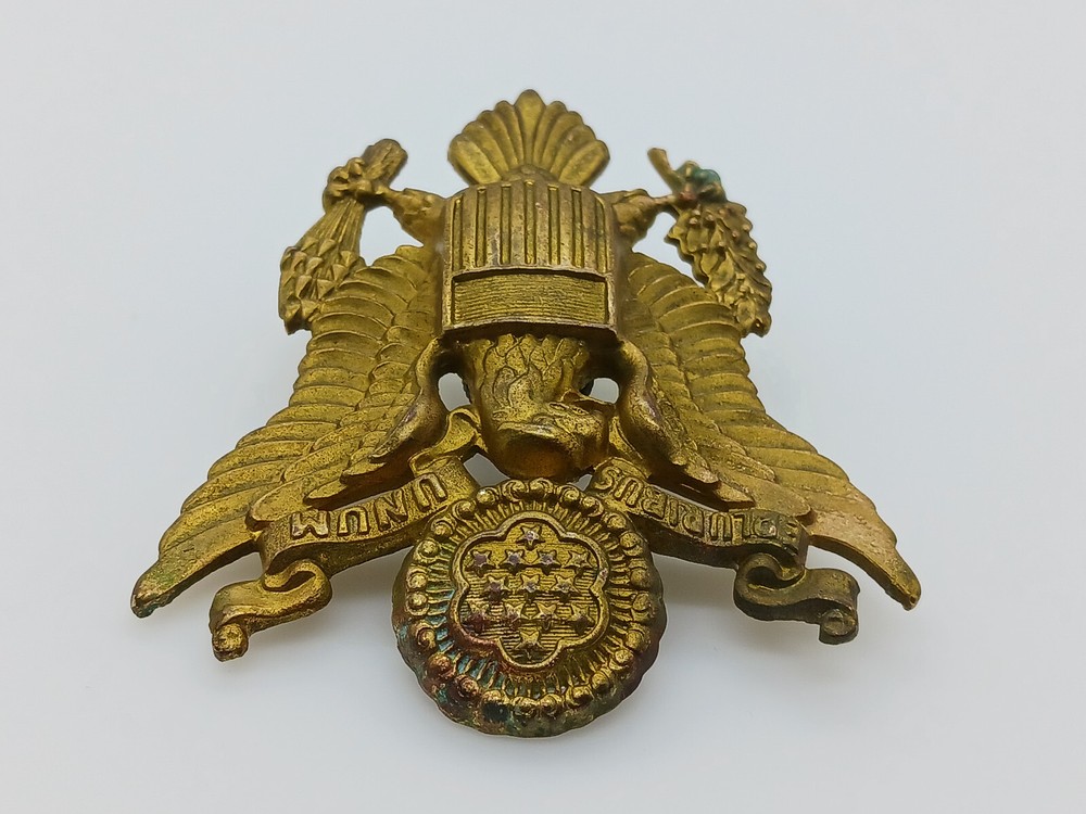 WWII US Army Hat Badge NS Meyer
