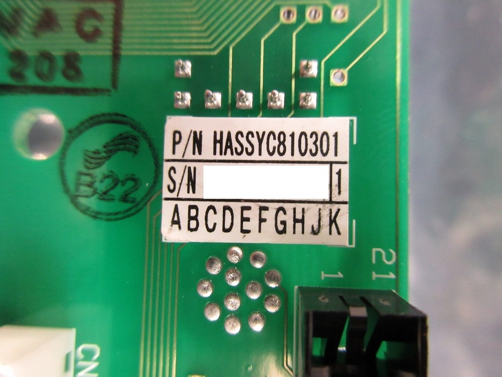 Muratec HASSYC810301 Operator Interface PCB with Key M197 2/2 Used Working