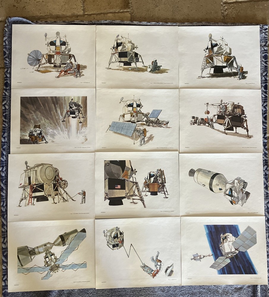 Grumman Apollo Program Lunar Module Derivatives:Future Space Missions-12 Of 13