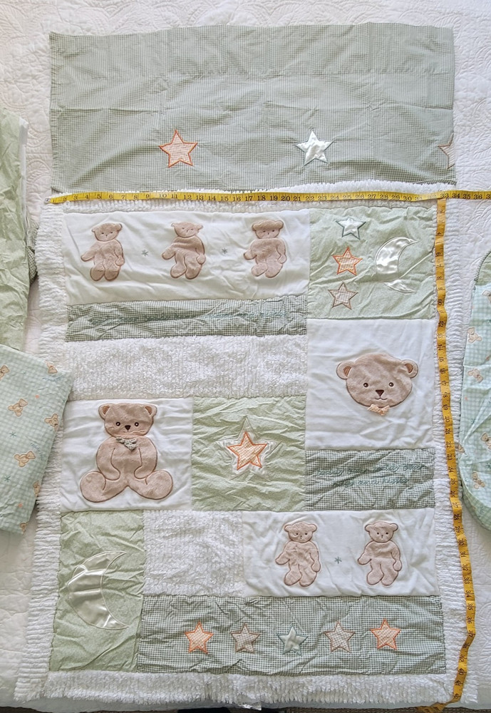 Lambs and Ivy Teddy Bear Crib Bedding Set