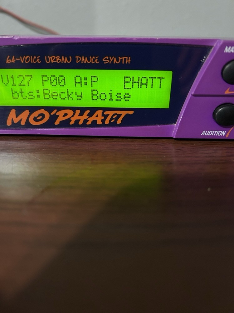 EMU Systems MoPhatt 64 Voice Dance Synth With Phatt ROM New Encoder