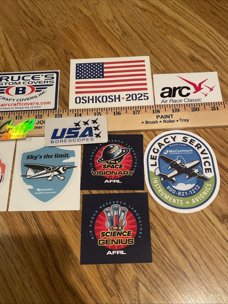 Aviation Sticker Lot