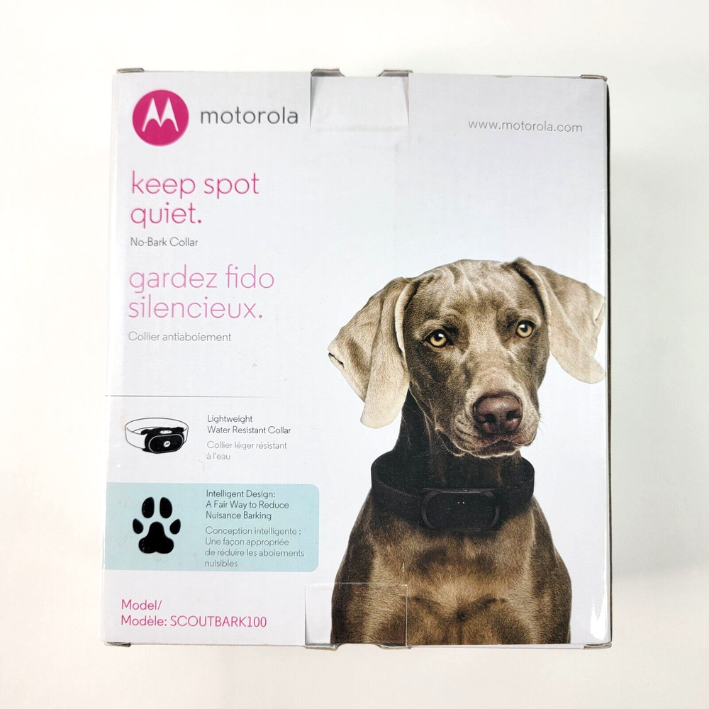 No Bark Collar Static Correction Motorola SCOUTBARK100