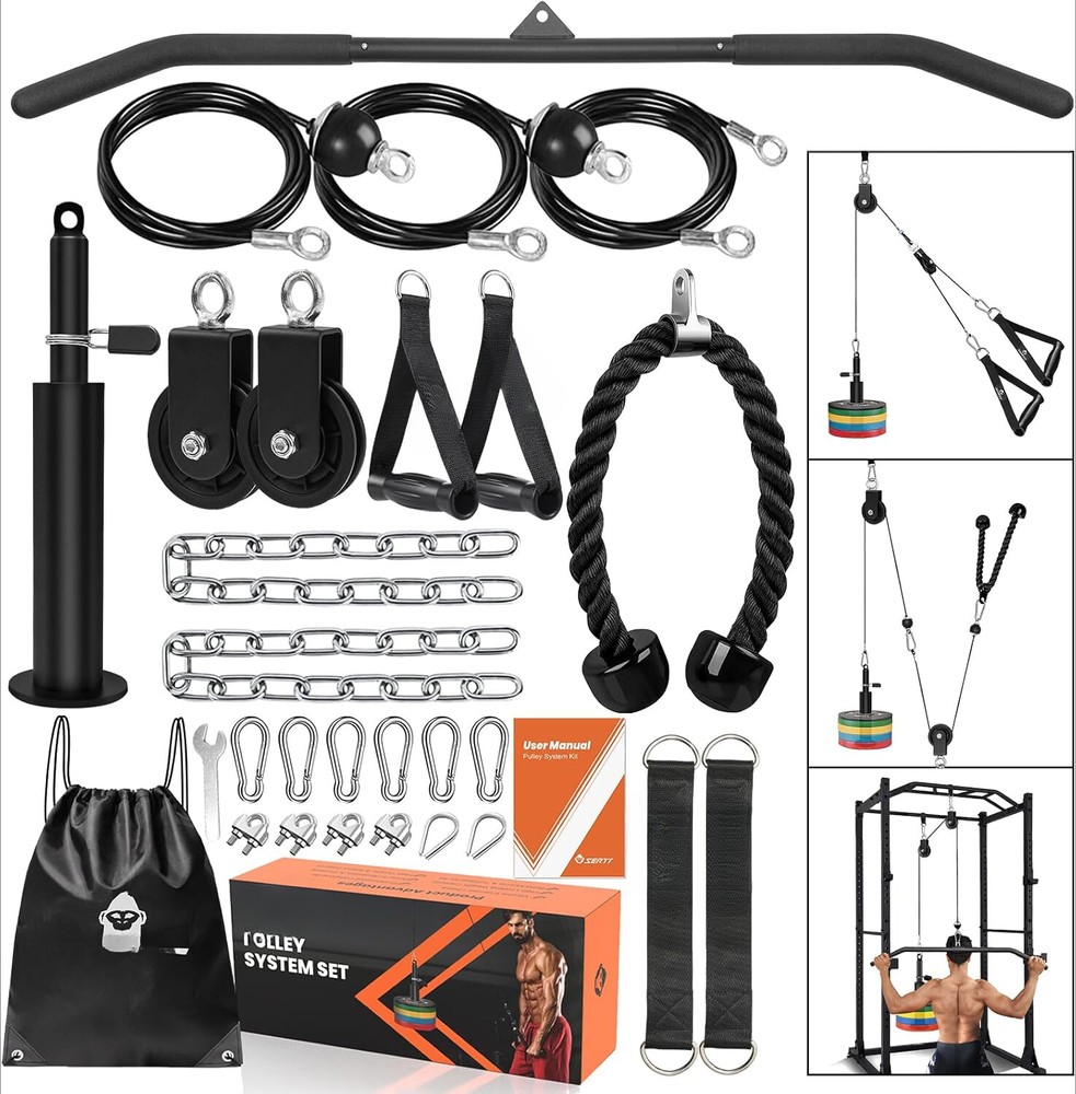 Home Gym Pulley System, Triceps Exercise Pulley System